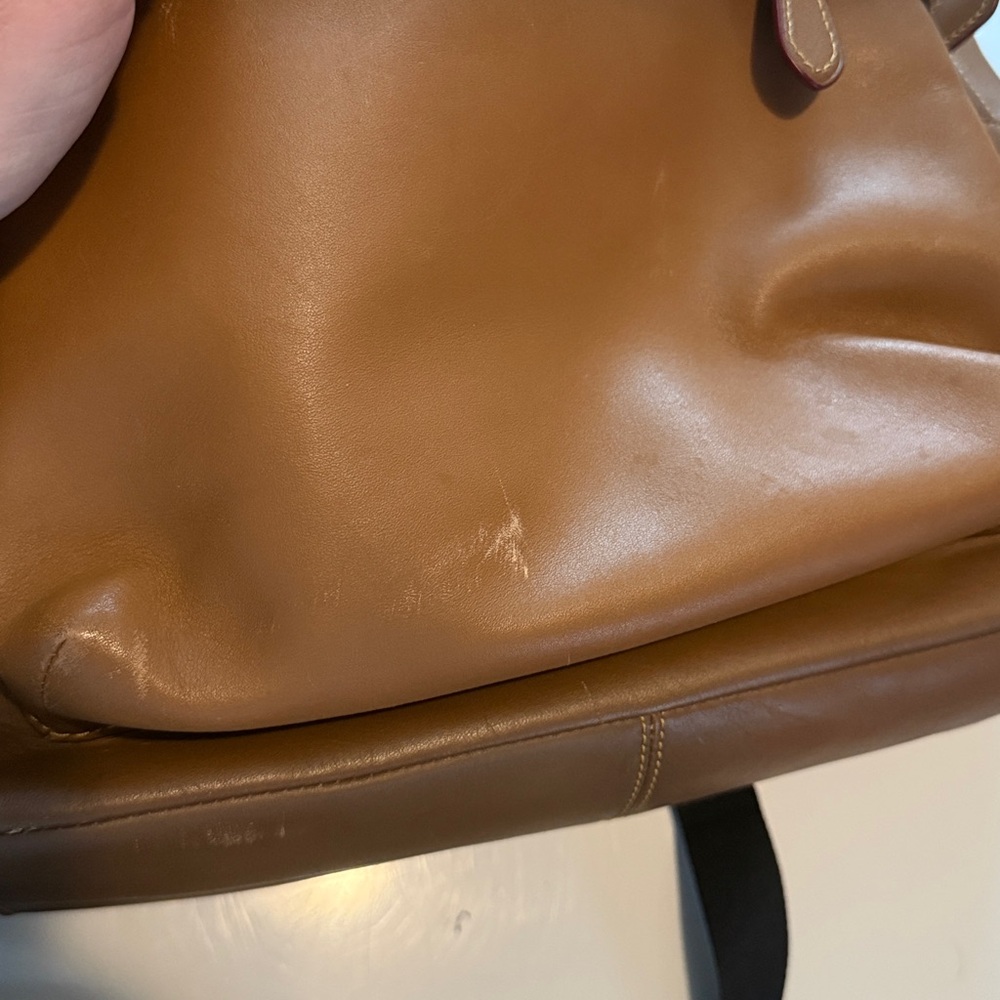 Disney’s Coach Tan Backpack with Mickey Mouse Patches - Picture 8 of 8
